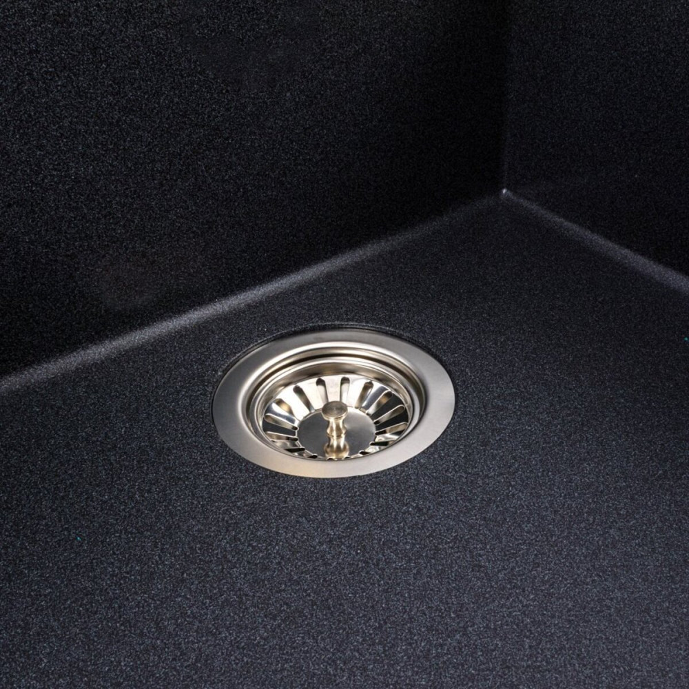 VALESO Гранітна мийка VALESO GALAX 5050 матова Карбон Киев - изображение 4