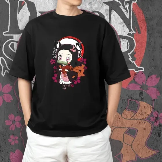 Футболка для підлітка хлопчика з принтом Клинок, рассекающий демонов Незуко Кид Розмір 160 Anime10380 Дніпро