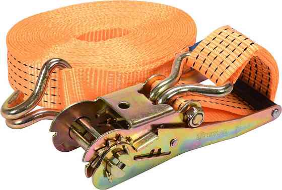 Пас для кріплення багажу з тріщаткою VOREL : сила натягу- 2500/5000 daN, 10 м х 50 мм [6] Одесса