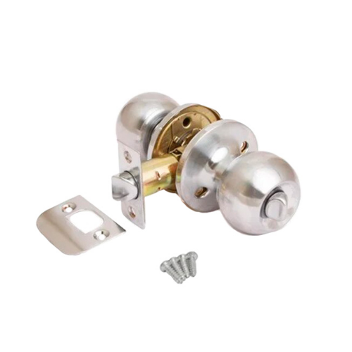 Ручка-кноб дверна D672BK (поворотник) SS(сатин) KEDR Житомир