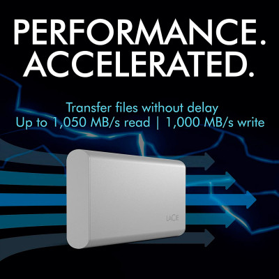 Накопичувач SSD USB Type-C 2TB Portable LaCie (STKS2000400) Вінниця - фото 4