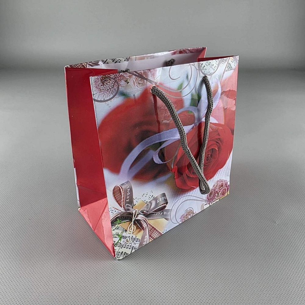 Пакет подарунковий під чашку 16/16/8 (артЧ-040) (12 шт.) Харків - фото 1