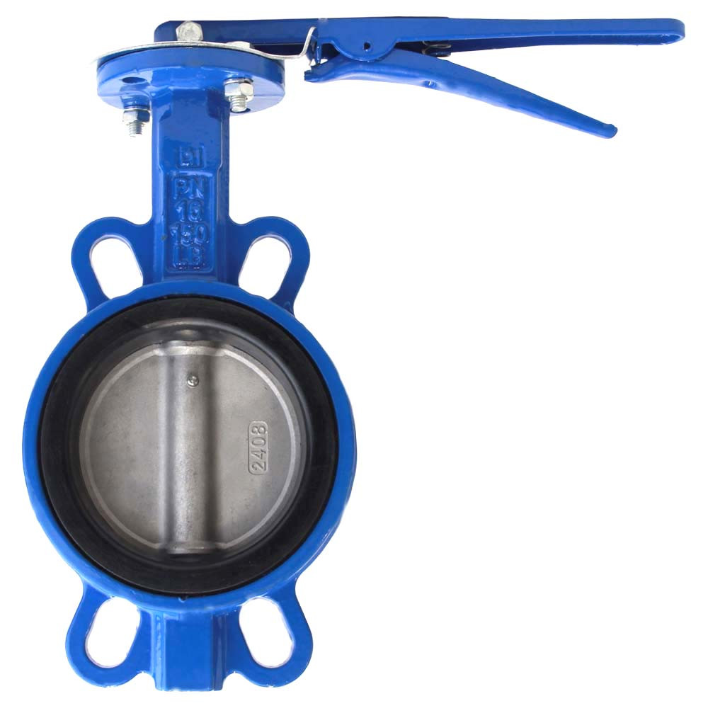 Flora Затвор межфланцевый «баттерфляй» 4'' корпус чугун (GGG50) диск нерж ( ) EPDM PN16 FLORA ( Коломия - фото 1