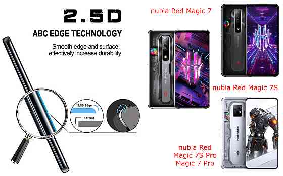 Защитное стекло ArmorGlass для nubia Red Magic 7, Magic 7S, Magic 7S Pro, Magic 7 Pro – устойчивое к царапинам Киев