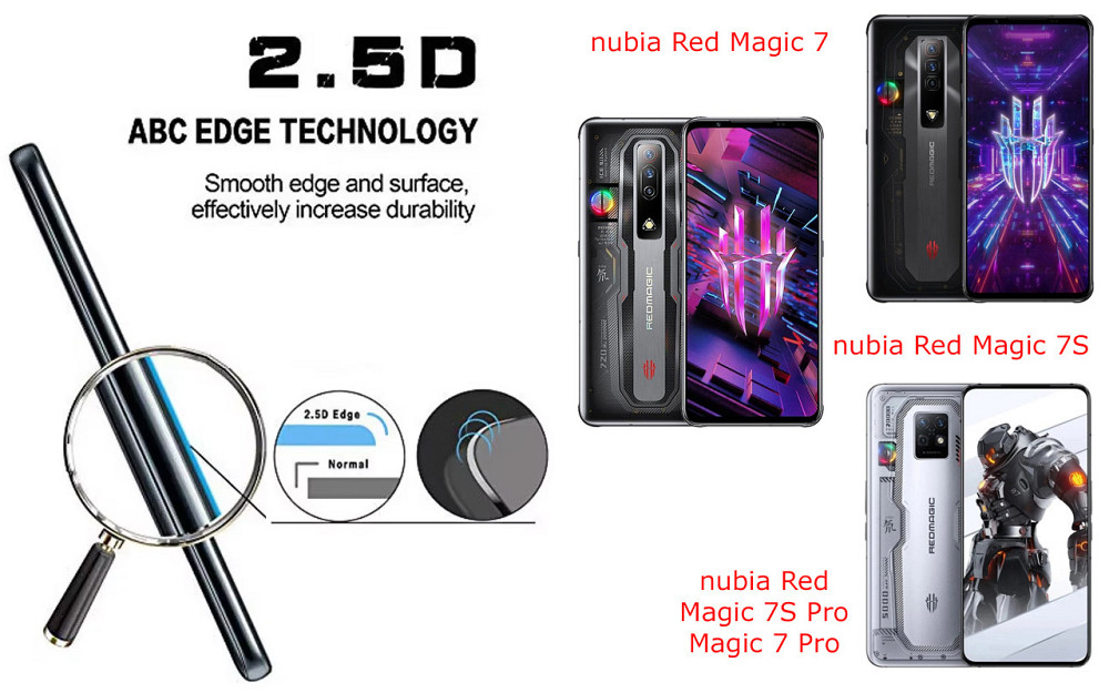 Защитное стекло ArmorGlass для nubia Red Magic 7, Magic 7S, Magic 7S Pro, Magic 7 Pro – устойчивое к царапинам Киев - изображение 2