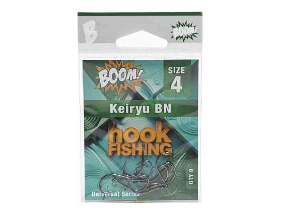Крючок для мирной рыбы Keiryu BN No4 (9 шт/уп) (BN) ТМ BOOM Киев