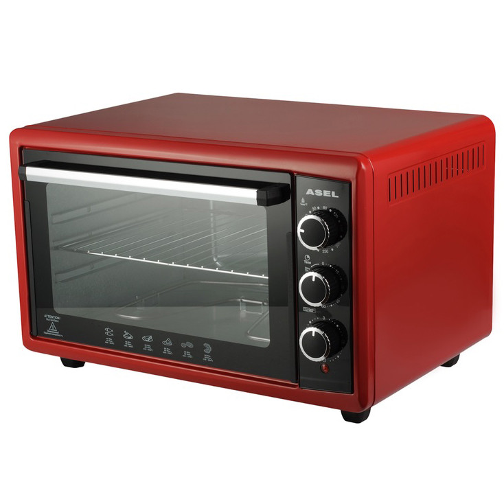 Настольный электрический гриль с таймером, Электродуховка настольная с противнем, Духовка духовой шкаф QL-72 Львов - изображение 3