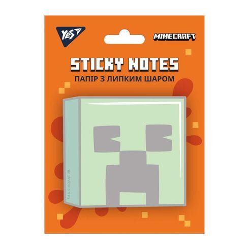 Папір з липким шаром "YES" 170322 фігурна "Minecraft", 40 аркушів, шт Київ - фото 1