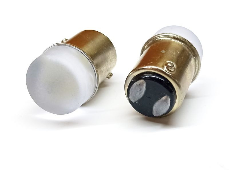 Светодиодная лампа AllLight T25/5 9 SMD 2835 BAY15d 12V, матовая линза, WHITE Харьков - изображение 2