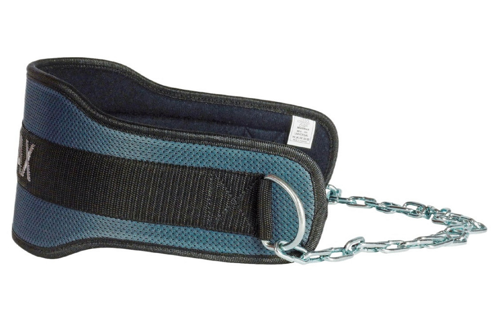 Пояс для обтяжень з ланцюгом MadMax MFA-290 неопреновий Dark grey/Orange Кам'янське - фото 1