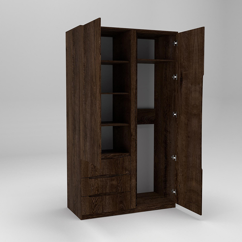 Шкаф Дельта 1, Дуб Конкордия, 1200х550х2100 Львов - изображение 2