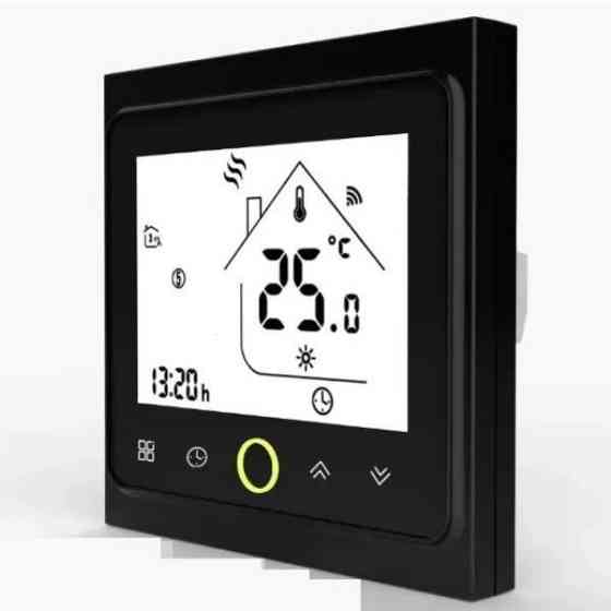 Терморегулятор сенсорный с WiFi PWT-002 Черный Киев