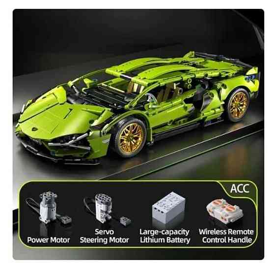 Конструктор машинки Technic Lamborghini Sian на радиоуровке, маштаб 1:14 Ламба Киев
