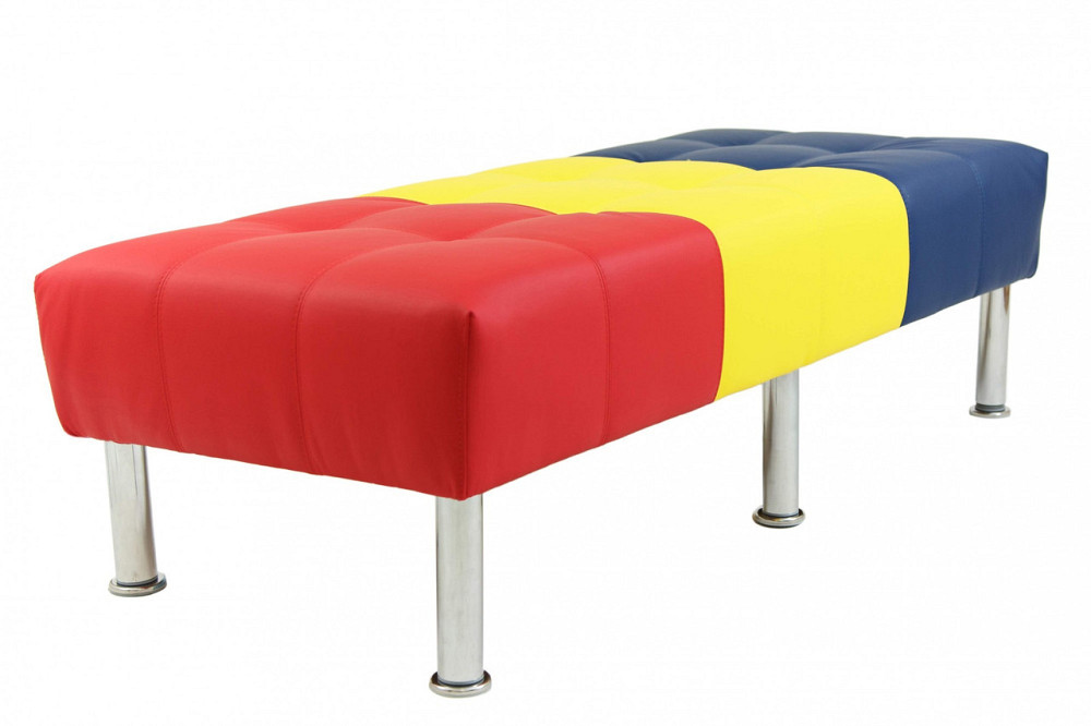Диван Flay Office двійка 1550х650х450 Червоно-жовто-синій Київ - фото 1