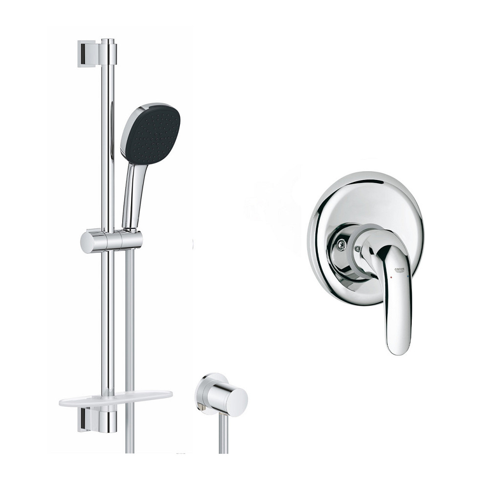 Душевая система Grohe Euroeco с гарнитуром Vitalio Comfort 110 и шланговым подключением 3274226929 Киев - изображение 1