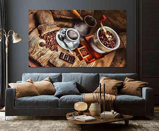 Картина холст в гостиную / спальню   Кава   MLP_121 90х180см Киев