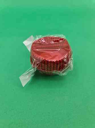 Тартолітка для кексів А7 "Кругла червона" D50 H30 (100 шт.) (1 уп.) Харків