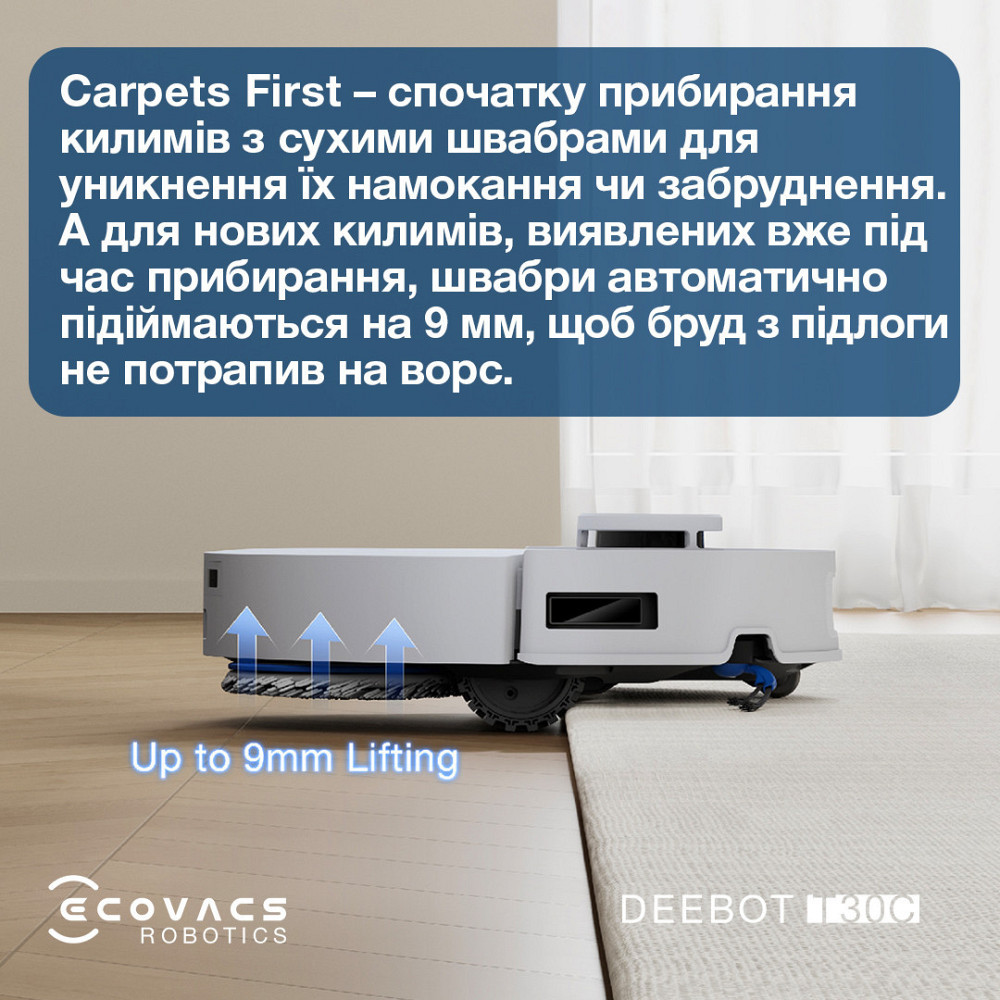 Робот-пилосос Ecovacs Deebot T30C White (DLX71) ( 17217 ) Харків - фото 12