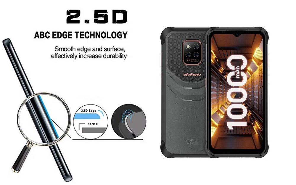 Захисне скло ArmorGlass для Ulefone Power Armor 14, Power Armor 14 Pro – стійке до подряпин та ударів Київ - фото 2