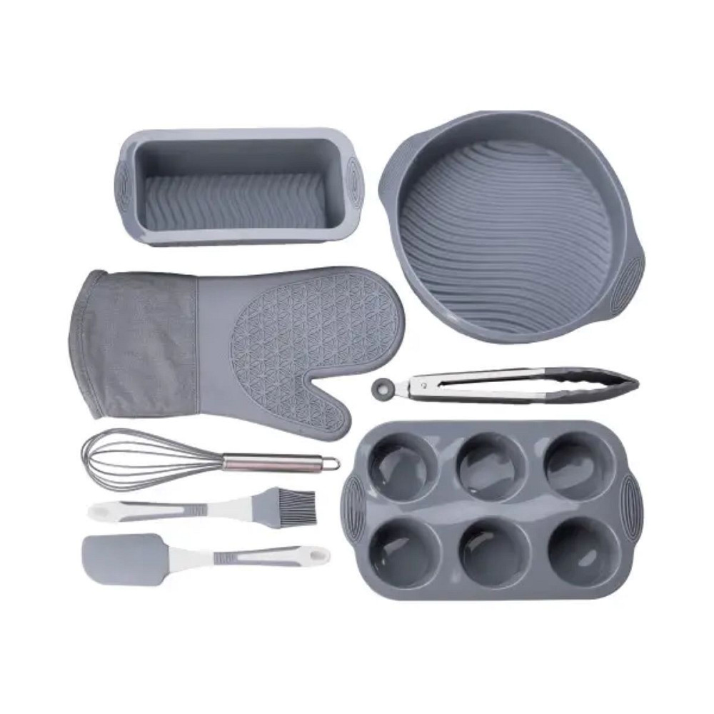 TS Kitchen Силіконовий набір форм для випічки з антипригарним покриттям з кухонним приладдям та Коломыя - изображение 2