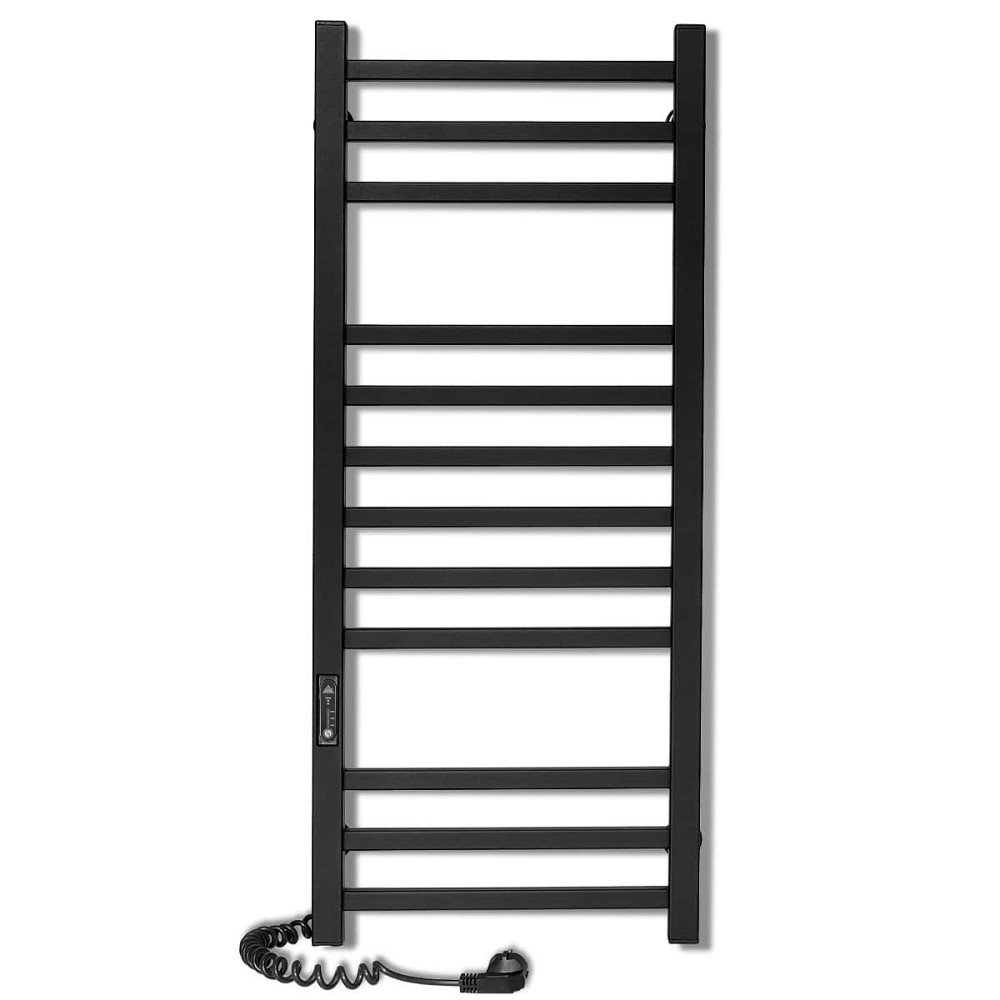 Електрична рушникосушка Laris Зебра Імідж ЧФЧ12 350Х900 Е чорна, ліве підключення Київ - фото 2