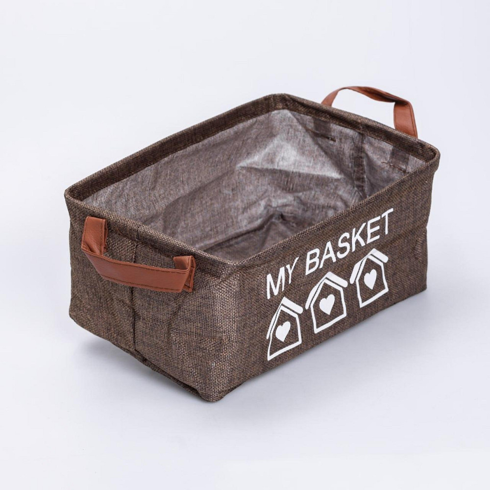 Yiwu Органайзер для зберігання речей 30×20×14 (см) Коричневий HP-41-18HAKI Київ - фото 2