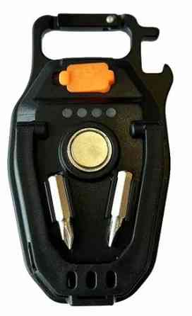 Ліхтар для кемпінгу LL-203-COB, білий, жовтий, червоний, type-c, індикатор, магніт, карабін Дніпро