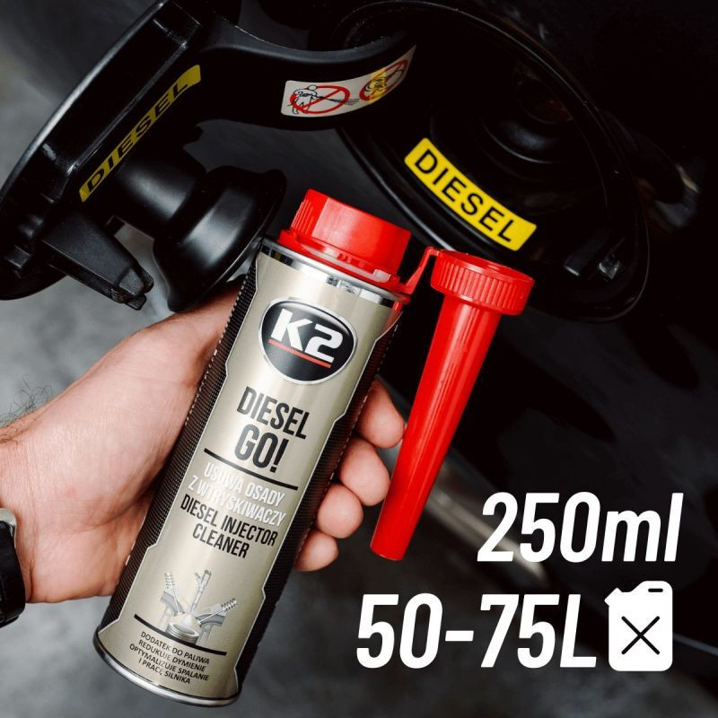 Очиститель форсунок K2 Diesel Go! для дизельных двигателей 250мл Львов - изображение 2