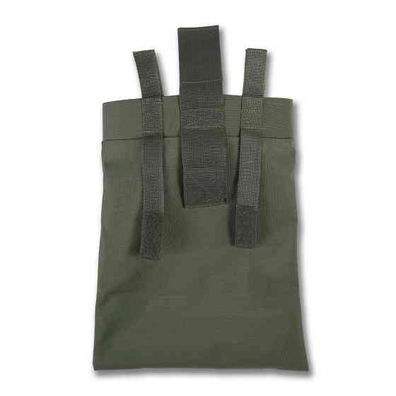 Сумка сброса пустых магазинов (до 8 шт.) KIBORG XL Khaki. Рулонный тактический подсумок под сброс Киев