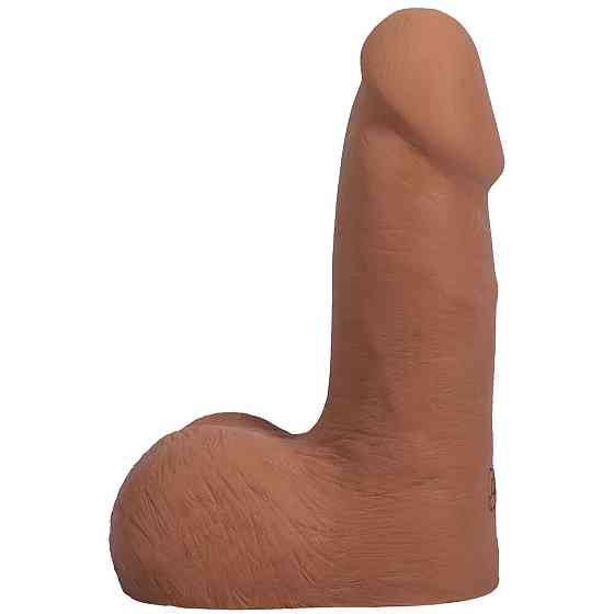 Фалоімітатор Doc Johnson The Realistic Cock ULTRASKYN - 5 Inch with Balls Caramel Sex Aura Київ