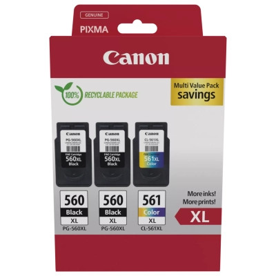 Картридж Canon PG-560/CL-561 XL 2xBK+Color, Multipack (3712C009) Винница - изображение 1