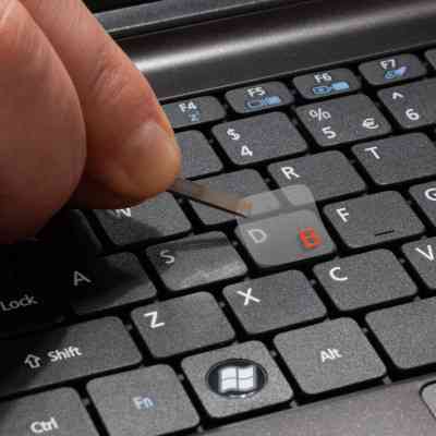 Наклейка на клавиатуру SampleZone прозрачная, оранжевый (SZ-N-R) Винница