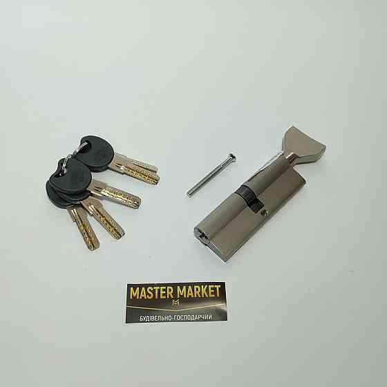 Циліндр Imperial СК-90 (45С/45) латунь ручка Харків