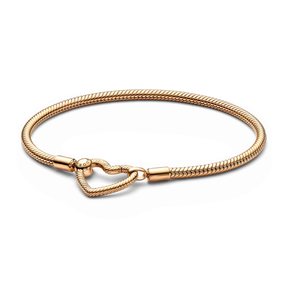 Срібний браслет Пандора із застібкою-сердцем 17 MasterSem Київ - фото 1