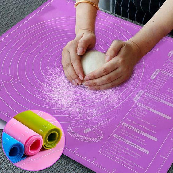 Универсальный коврик для раскатки теста (30х40см, силиконовый) 7466 Без подбора цвета Одесса - изображение 1