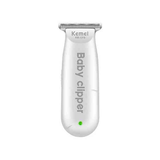 Тиха машинка для стрижки немовлят і дітей Kemei Km-1319 (Біла) Вінниця