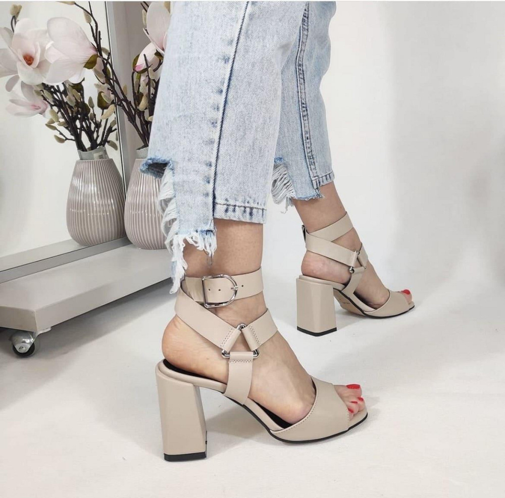 Nivelle Босоніжки жіночі NIVELLE 2123/8058-8066 бежеві (літо, шкіра натуральна) (4623) Коломия - фото 3