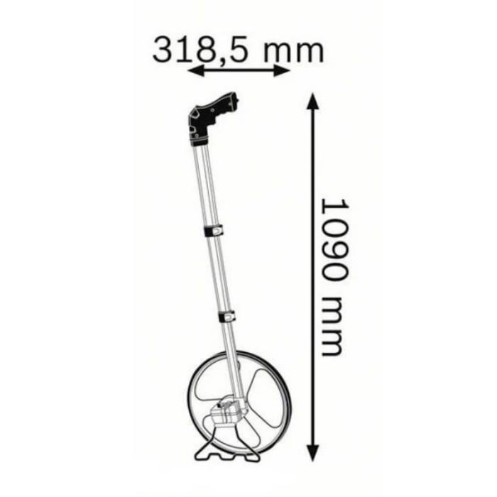 Профессиональный курвиметр Bosch GWM 32 Professional (0601074000) Киев - изображение 2