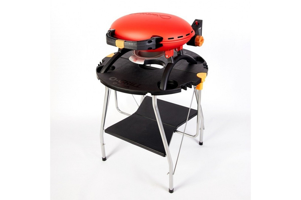 КОМПЛЕКТ Портативний переносний газовий гриль O-GRILL 500, червоний + шланг в подарунок! Код: 011676 Рівне - фото 7