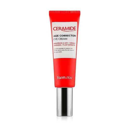 Антивозрастной крем-корректор с керамидами для кожи вокруг глаз Ceramide Age Corrector Eye Сream FarmStay 50 мл Винница