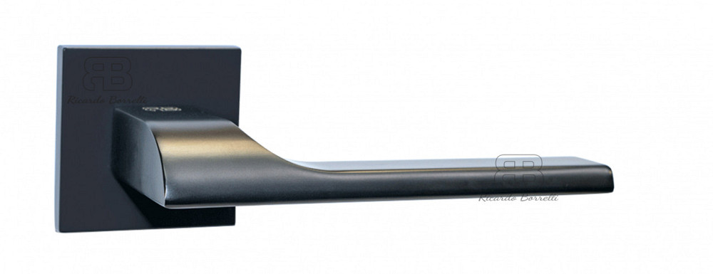 Ручка дверна Ricardo Borelli модель Quatro 03.50 MB матовий чорний Київ - фото 1