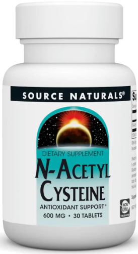 Нак ацетилцистеин Source Naturals N Acetyl Cysteine 600mg 30 табл Киев - изображение 1