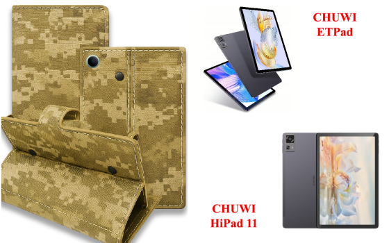 Книга-трансформер для планшета CHUWI ETPad, CHUWI HiPad 11, цвет Black Pixel Киев