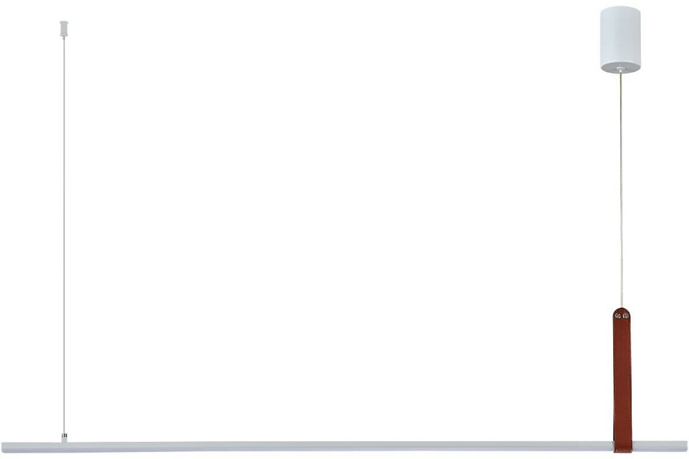 VALESO Підвісний світлодіодний світильник G 2810/1100 44W Білий+Штучна шкіра Коломия - фото 16