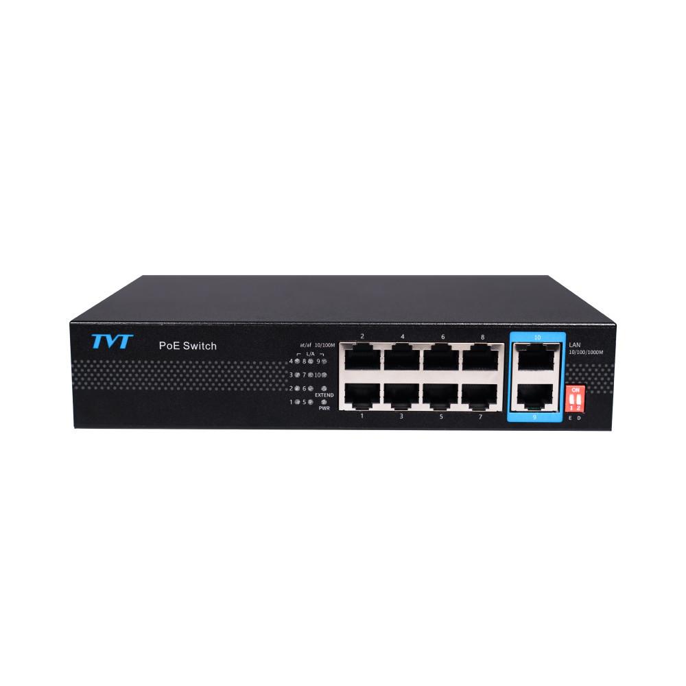 PoE-комутатор 10-портовий TVT TD-B2208S1-PGU з 8 портами PoE (77-00383) Киев - изображение 10