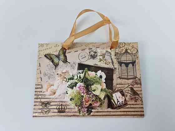 Пакет бумажный малый горизонтальный 11/18/5(арт М040) (12 шт) Харьков