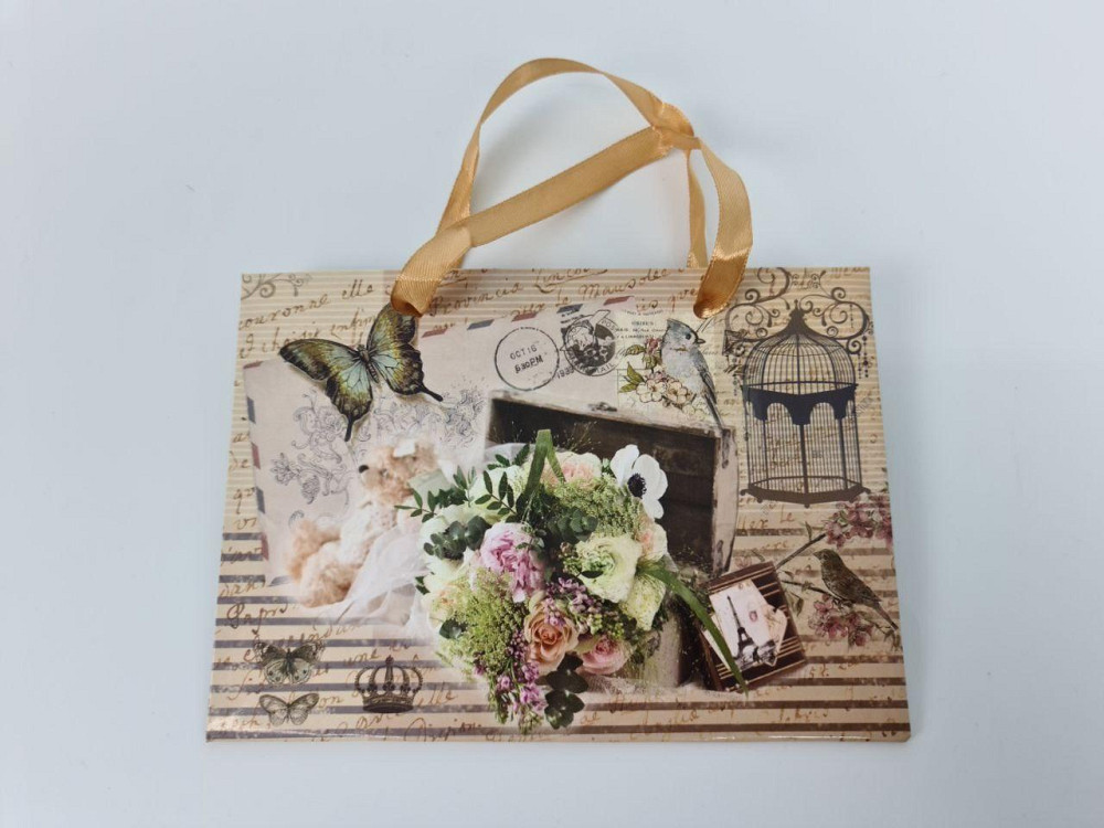 Пакет бумажный малый горизонтальный 11/18/5(арт М040) (12 шт) Харьков - изображение 3