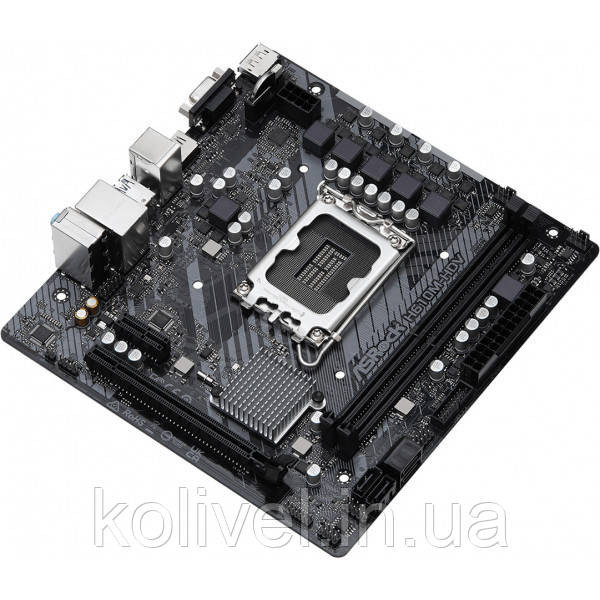 ASRock H610M-HDV (1700/H610, 2*DDR4, 1xPCIex16, HDMI/DVI/VGA, 4xSATAІІІ, GLan, 7.1ch, mATX) (H610M-HDV#) Киев - изображение 3