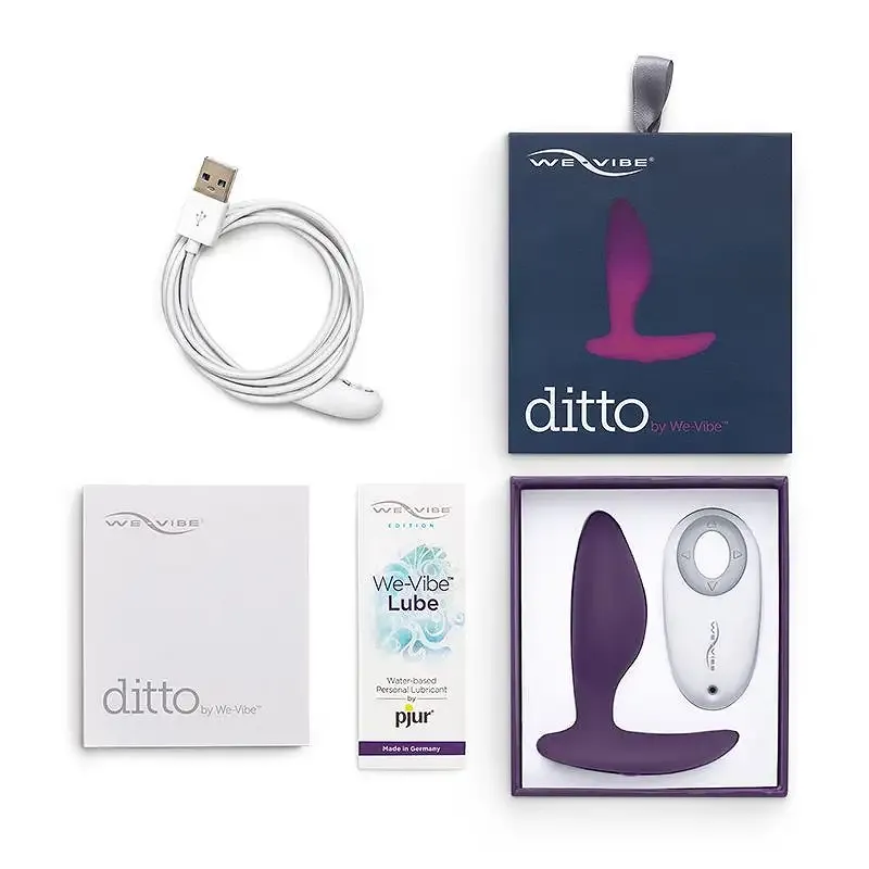Анальна смарт-вібропробка We-Vibe Ditto Purple з пультом ДК Львов - изображение 9
