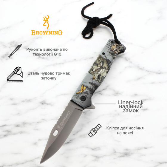 Нож складной Browning A723 Днепр